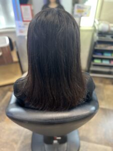 キッズ縮毛矯正ビフォーアフター