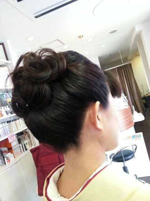 着物似合う髪型 ヘアスタイル アップスタイル 着物ヘアスタイル 宝塚市山本のゆい美容室 姉妹のママブログ