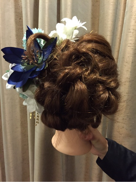 卒業式髪型 袴髪型 アップスタイル 卒業式ヘアスタイル 宝塚市山本のゆい美容室 姉妹のママブログ